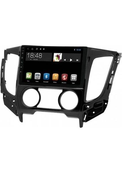 MYG-432 Serisi Mitsubishi L200 2006-2014 Model Uyumlu 4gb Ram 32GB Hafıza QLED Carplay Android Auto Destekli Multimedya Oem Navigasyonlu Teyp