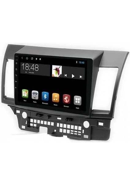 MYG-464 Serisi Mitsubishi Lancer 2007-2012 Model Uyumlu 4gb Ram 64GB Hafıza QLED Carplay Android Auto Destekli Multimedya Oem Navigasyonlu Teyp