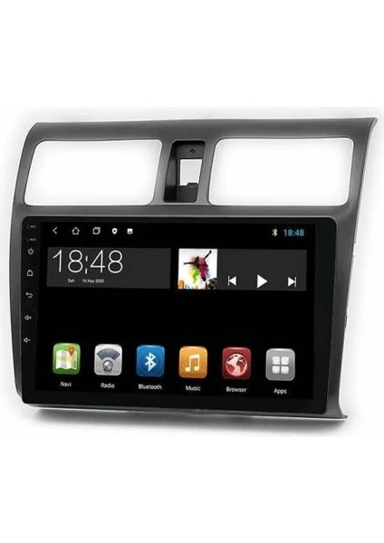 MYG-8128 Serisi Suziki Swift 2005-2011 Model Uyumlu 8gb Ram 128GB Hafıza QLED Carplay Android Auto Destekli Multimedya Oem Navigasyonlu Teyp