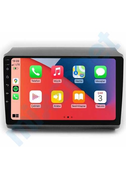 Fiat Ducato 2012-2021 6 GB Ram 64 GB Hafıza QLED 9 Inç Android Auto ve Carplay Multimedya Sistemi