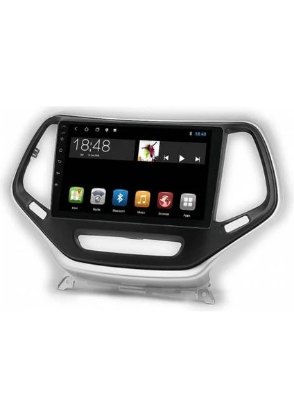 MYG-464 Serisi Jeep Cherokee 2014-2017 Model Uyumlu 4gb Ram 64GB Hafıza QLED Carplay Android Auto Destekli Multimedya Oem Navigasyonlu Teyp