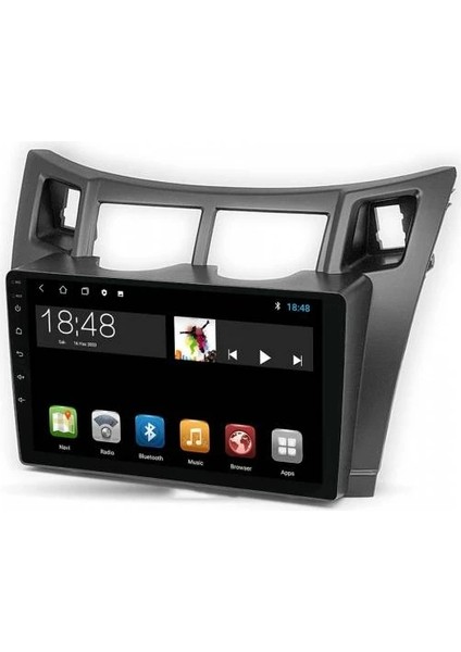 MYG-464 Serisi Toyota Yaris 2005-2011 Model Uyumlu 4gb Ram 64GB Hafıza QLED Carplay Android Auto Destekli Multimedya Oem Navigasyonlu Teyp
