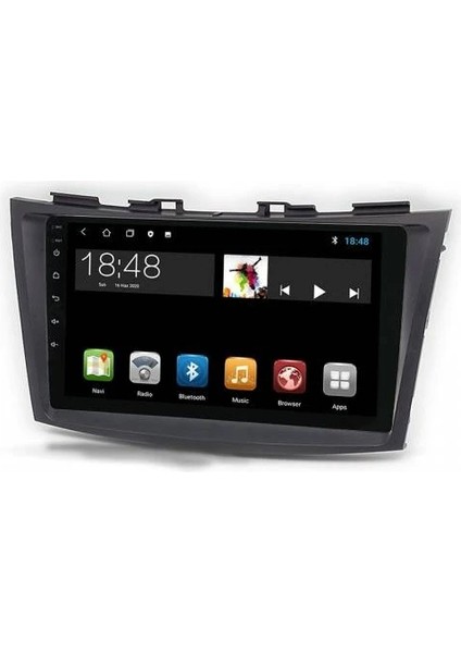 MYG-432 Serisi Suziki Swift 2011-2017 Model Uyumlu 4gb Ram 32GB Hafıza QLED Carplay Android Auto Destekli Multimedya Oem Navigasyonlu Teyp