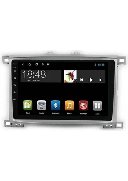 MYG-8128 Serisi Toyota Land Cruiser J100 1998-2007 Carplay Android Auto Destekli Multimedya Oem Navigasyonlu Teyp