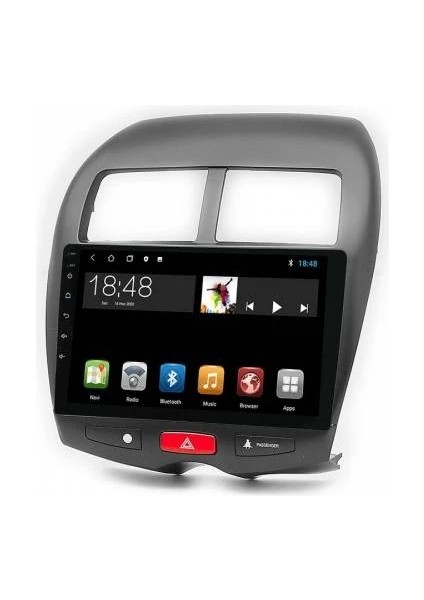 MYG-432 Serisi Mitsubishi Asx 2010-2017 Model Uyumlu 4gb Ram 32GB Hafıza QLED Carplay Android Auto Destekli Multimedya Oem Navigasyonlu Teyp