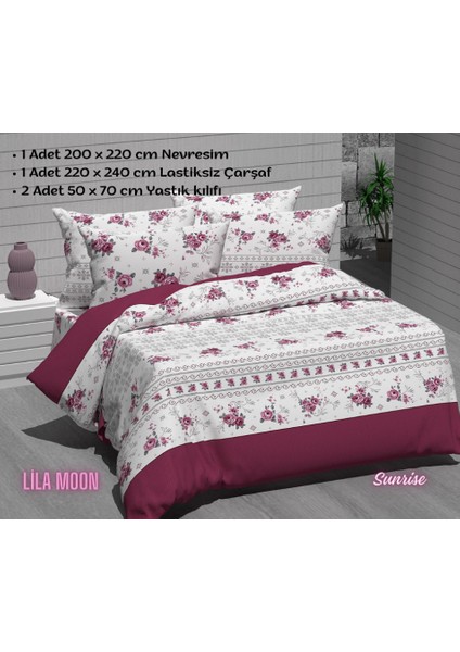 Sunrise Çift Kişilik Pamuklu Nevresim Takımı fiyatları