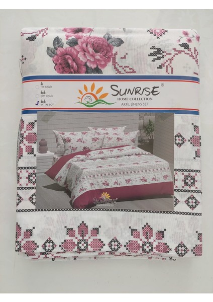 Sunrise Çift Kişilik Pamuklu Nevresim Takımı modelleri