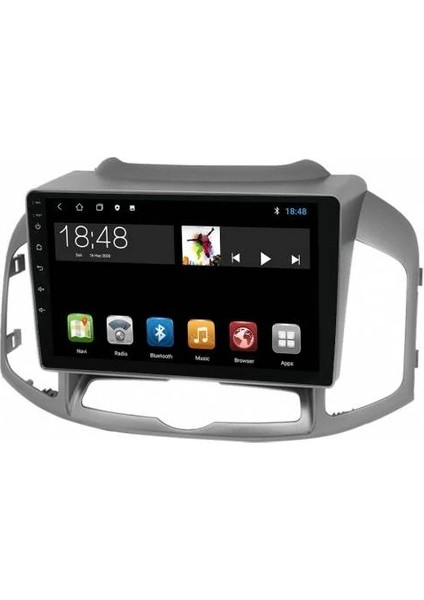 MYG-464 Serisi Chevrolet Captiva 2012-2015 Model Uyumlu 4gb Ram 64GB Hafıza QLED Carplay Android Auto Destekli Multimedya Oem Navigasyonlu Teyp