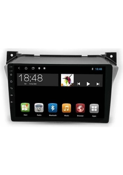 MYG-8128 Serisi Suziki Alto 2009-2016 Model Uyumlu 8gb Ram 128GB Hafıza QLED Carplay Android Auto Destekli Multimedya Oem Navigasyonlu Teyp