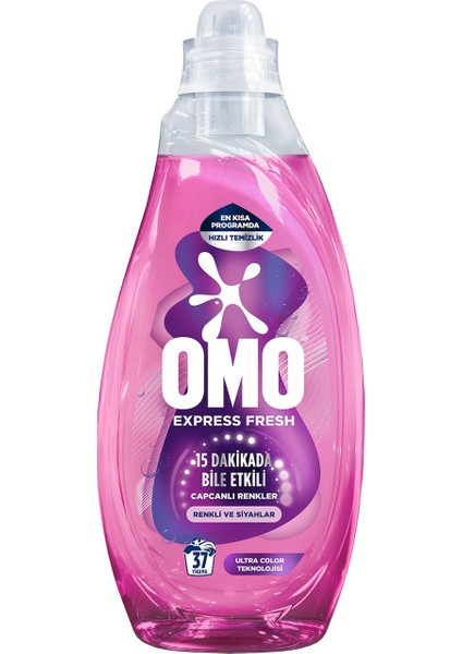 Omo Express Fresh Canlı Renkler ve Siyahlar Sıvı Deterjan 1480 ml