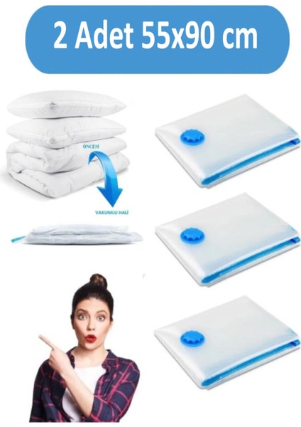 Beyaz Vakumlu Hurç ve Valiz Düzenleyici Seti, Hızlı ve Pratik Saklama Çözümü