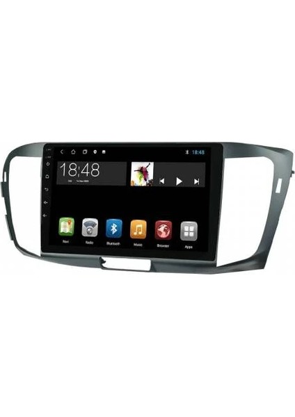 MYG-8128 Serisi Honda Accord 2008-2012 Model Uyumlu 8gb Ram 128GB Hafıza QLED Carplay Android Auto Destekli Multimedya Oem Navigasyonlu Teyp