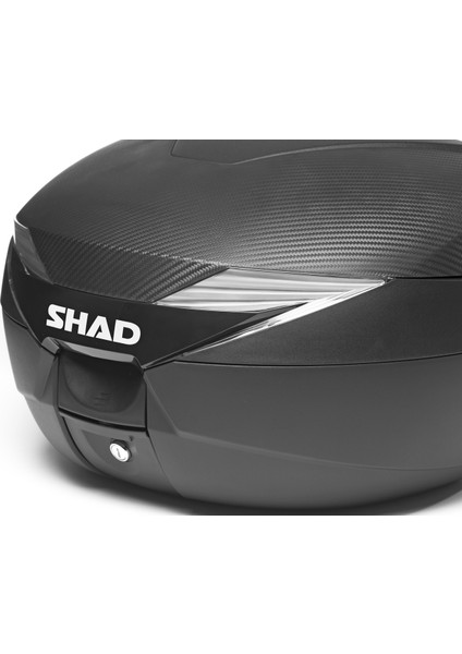 Motosiklet Arka Çanta 39 Litre Karbon Yüksel Kalite Motor Çantası Topcase SH39 modelleri