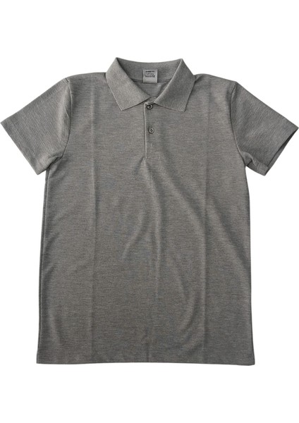 Okul Lacos Gri Kısa Kollu