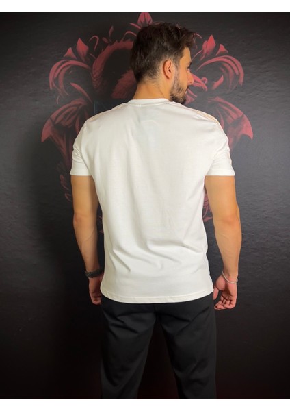 Omuz Detaylı %pamuk T-Shirt modelleri