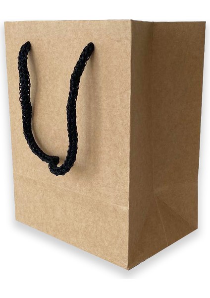 50 Adet Kraft Kuyumcu Karton Çanta (12X15X8)