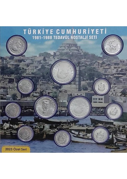 Türkiye Cumhuriyeti 1981 - 1988 Nostalji Özel Para Seti modelleri