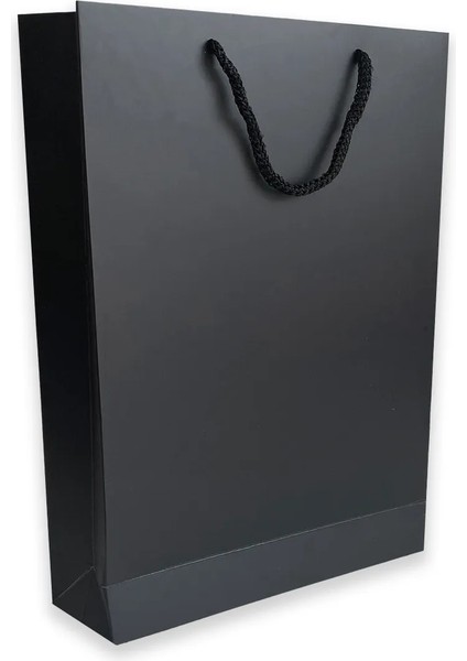 10 Adet Siyah Karton İpli Çanta (25X38X8) fiyatları