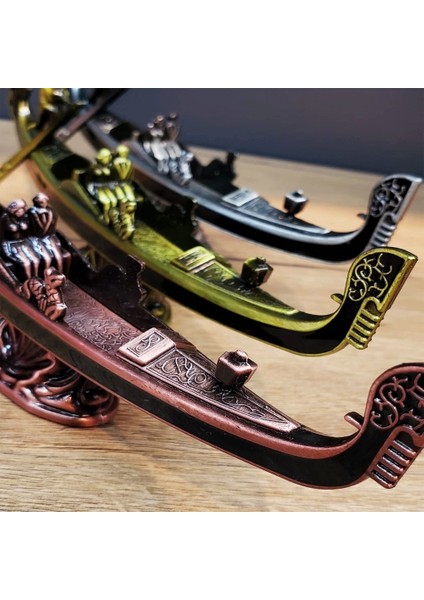 Metal Dekoratif Venedik Kayık modelleri