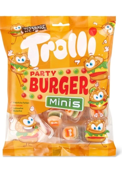 Mini Burger Jelibon Şeker 170 gr