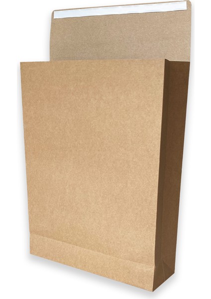 10 Adet Kraft Hediye Zarfı Bantlı (25.5X33X8)