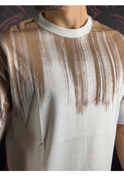 Baskılı %100 Pamuk Bisiklet Yaka T-Shirt fırsatları