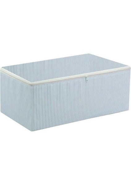 3'lü Mavi Çizgili Baza Çekyat Altı Hurç 40X40X90CM fiyatları