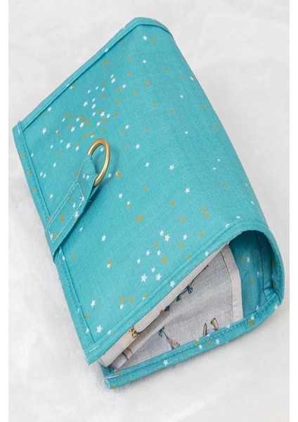 Mavi 3'lü Bebek Bakım Seti: Çanta, Alt Bakım ve Çocuk Oyuncak Sepeti