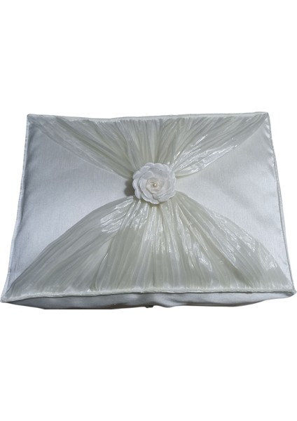 Inci ve Fiyonklu Şık Hurç, Ekru Renkli, Zarif ve Kullanışlı Saklama Çözümü. fiyatları