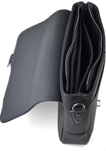 Hakiki Deri 13 Inc Çok Bölmeli Evrak ve Laptop Çantası