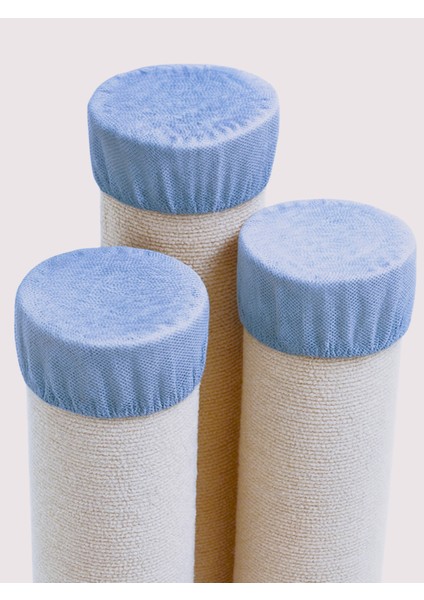 Mavi Tek Kullanımlık Halı Bonesi ve Galoşu Paketi, 100 Adet