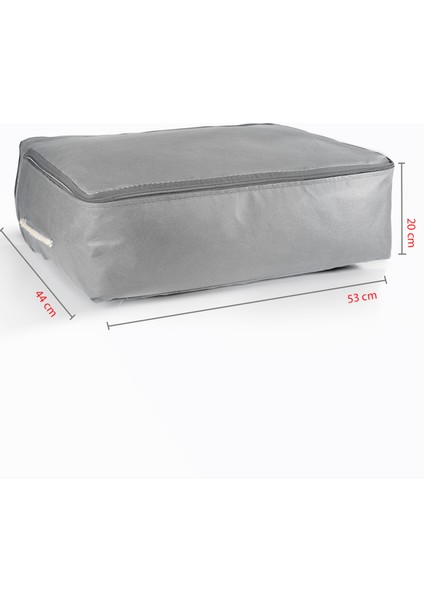 8'li Gri Çok Amaçlı Düzenleyici Set, 53X44X20 Cm, Şeffaf ve Kullanışlı. modelleri