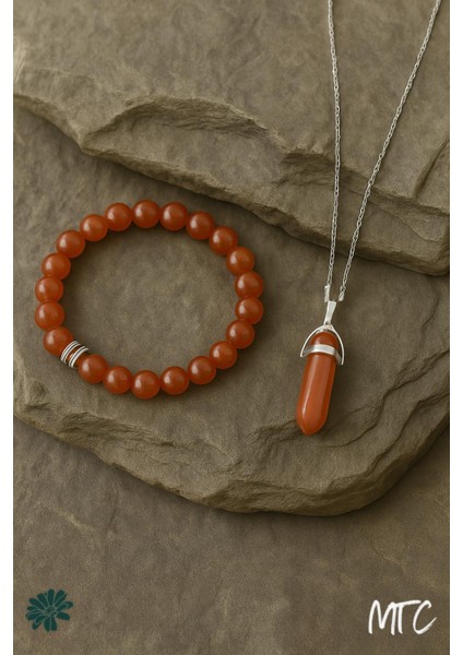 Akik (Agate) Doğal Taş Bileklik & Kolye fırsatları