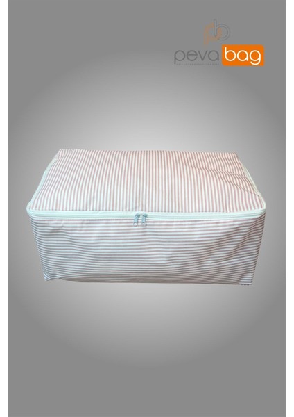 Pembe Çizgili Baza Altı Saklama Hurç Seti, 5 Adet, 30X50X20 cm fiyatları