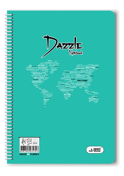 40 Yaprak Kareli A4 Plastik Kapak Spiralli Defter fırsatları