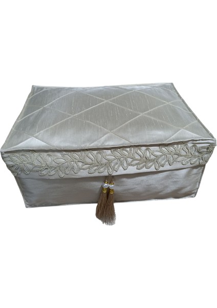 Bej Fransız Dantelli Şık Hurç, Zarif ve Kullanışlı Seyahat Aksesuarı