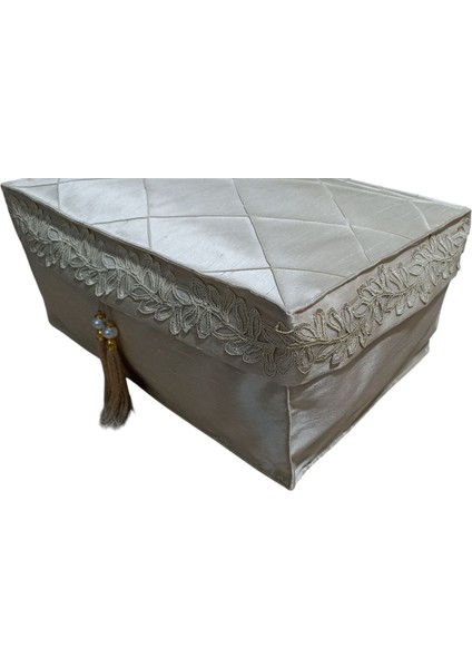 Bej Fransız Dantelli Şık Hurç, Zarif ve Kullanışlı Seyahat Aksesuarı fırsatları