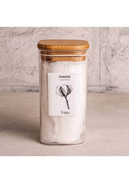 Luvo - 3'lü Kare Ahşap Vakum Kapaklı Banyo Düzenleyici Plastik Banyo Seti Etiketli Banyo Organizeri modelleri