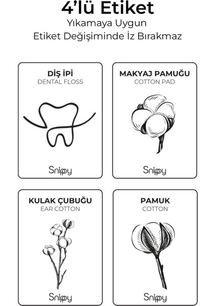 Luvo - 3'lü Kare Ahşap Vakum Kapaklı Banyo Düzenleyici Plastik Banyo Seti Etiketli Banyo Organizeri indirimleri