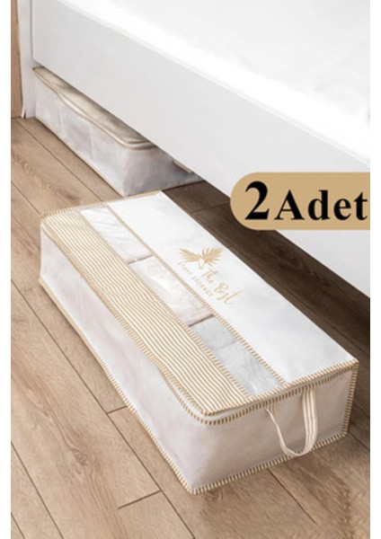 2'li Pencereli Baza Altı Düzenleyici Hurç, Çok Renkli, 70X32X20