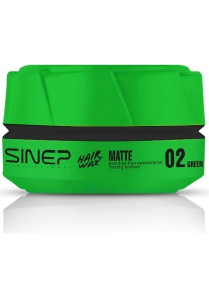 Sinep Mat Görünüm Wax 02 Yeşil 150 ml