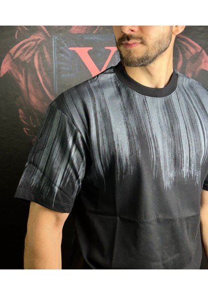 Baskılı %100 Pamuk Bisiklet Yaka T-Shirt fırsatları