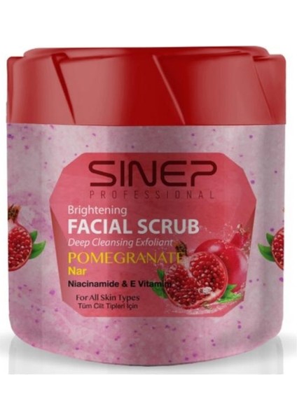 Profesyonel Yüz Maskesi Peeling 400 ml Nar