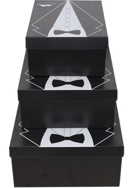 Erkek Iç Giyim Seti, Bakım ve Çeyiz Kolisi, Nişan ve Damat Bohçası, Siyah