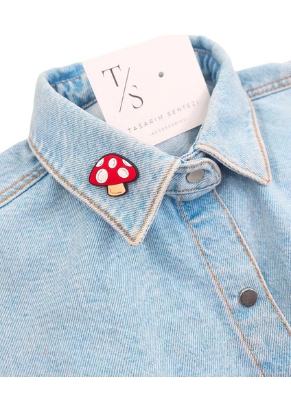 Rozet Silikon Broş Mantar Mushroom Amanita Yaka Çanta Kıyafet Şapka Aksesuar fiyatları