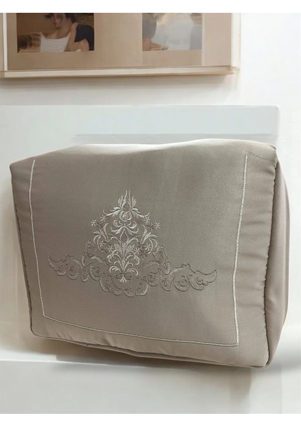 Nakışlı Bej Hurç 40X50X20 Cm, Çeyizlik, Söz, Nişan, Gelin Bohça, Hediye fiyatları