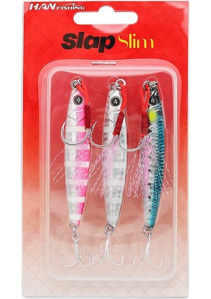 Hanfish Slap Slim Jig Zebra Mix