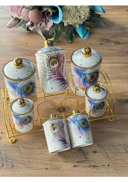 Gleam Standlı Baharat Takımı 7'li