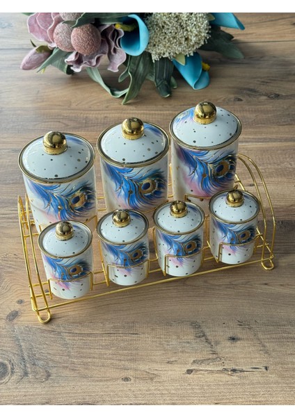 Gleam Standlı Baharat Takımı 7'li modelleri