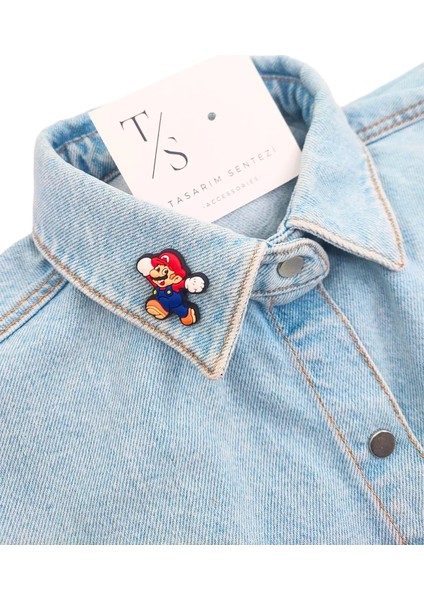 Rozet Silikon Broş Super Mario Brothers Video Oyun Yaka Çanta Kıyafet Şapka Aksesuar fiyatları